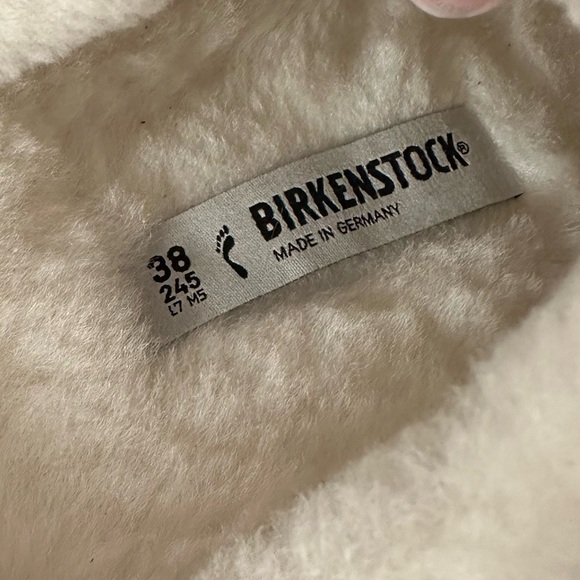 Birkenstock New w/o Box Zermatt PREMIUM Shearling Mink Suede Size 38 $185 - Picture 3 of 4